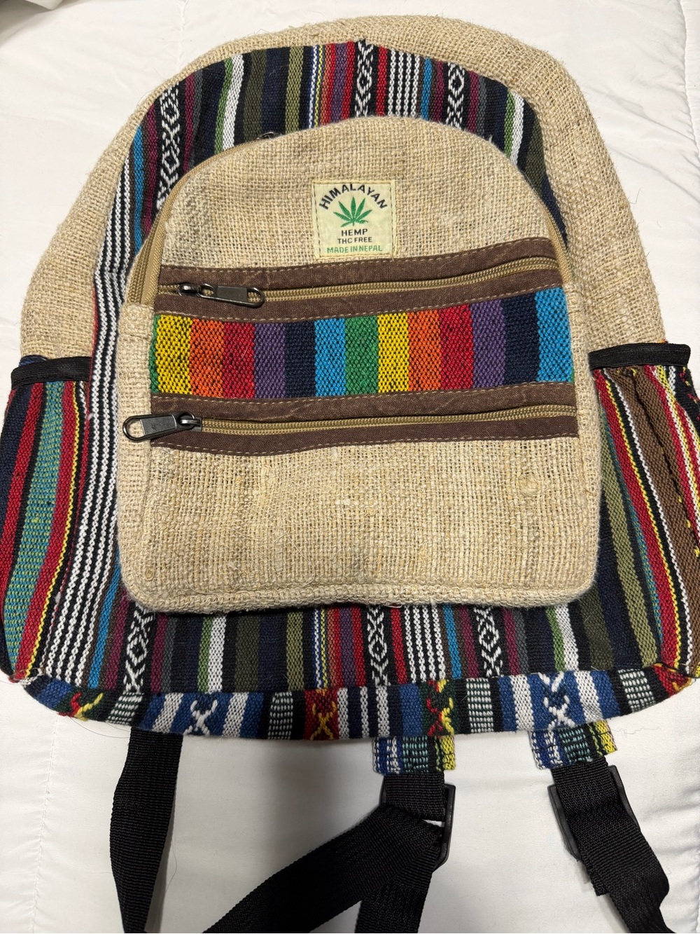 Hemp backpack / purse